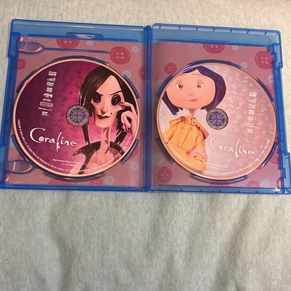 New - Coraline - Blue Ray DVD - 2 Disk Set! - Picture 3 of 5